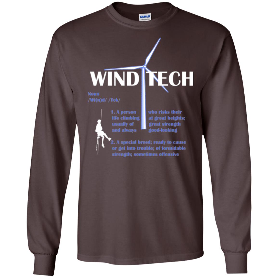 Wind Tech Definition T-shirt Dark Chocolate
