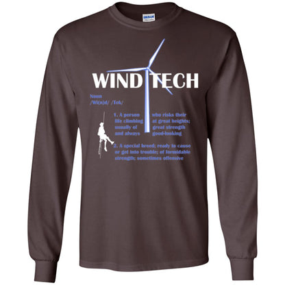 Wind Tech Definition T-shirt Dark Chocolate