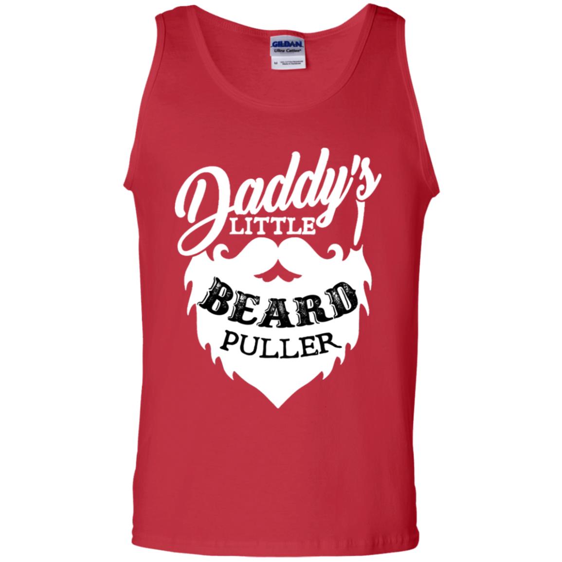 Daddy's Little Beard Puller Kid Shirt Red