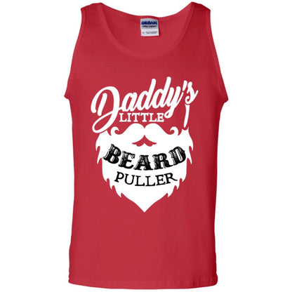 Daddy's Little Beard Puller Kid Shirt Red
