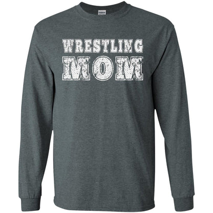 Wrestling Mom Mommy T-shirt Dark Heather