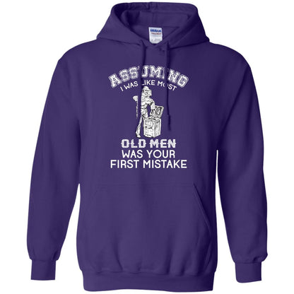 Assuming I Was Like Most Old Men Beekeeper T-shirt Purple