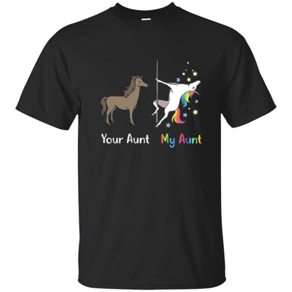 Unicorn T-shirt Your Aunt My Aunt Black