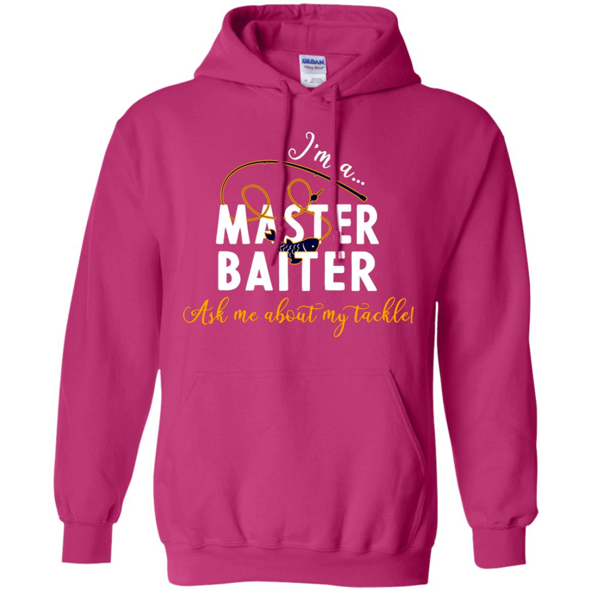 I'm A Master Baiter Ask Me About My Tackle Fishing Shirt For Mens Or Womnes Heliconia