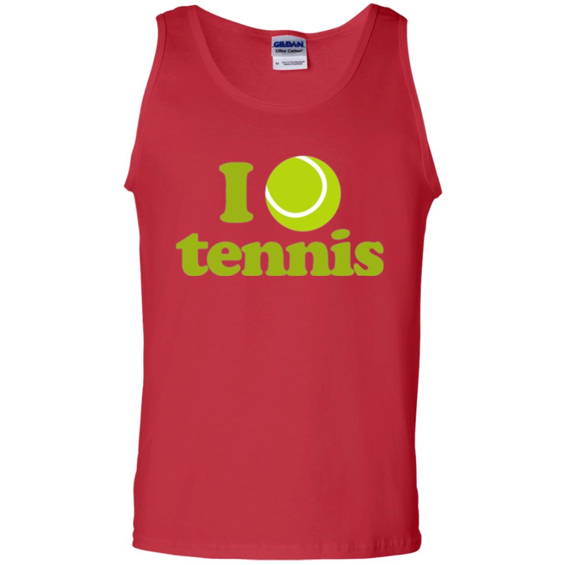 I Love Tennis T-shirt Red