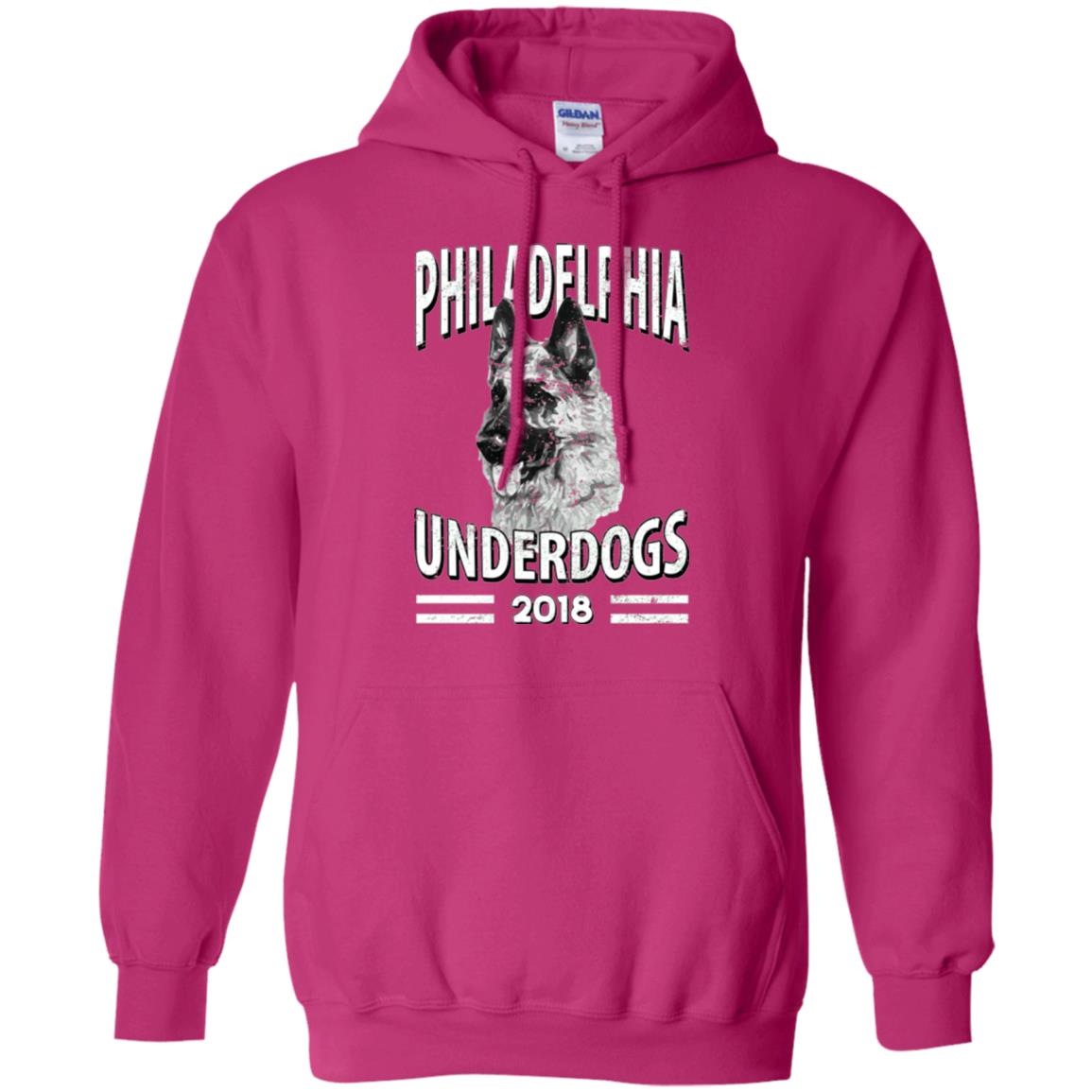 Dog Lover T-shirt Philadelphia Underdogs 2018 T-shirt Heliconia