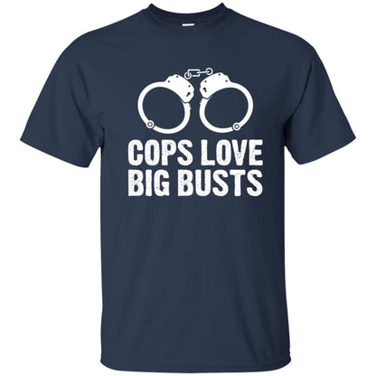 Cops Love Big Busts Usa Police Shirt Navy