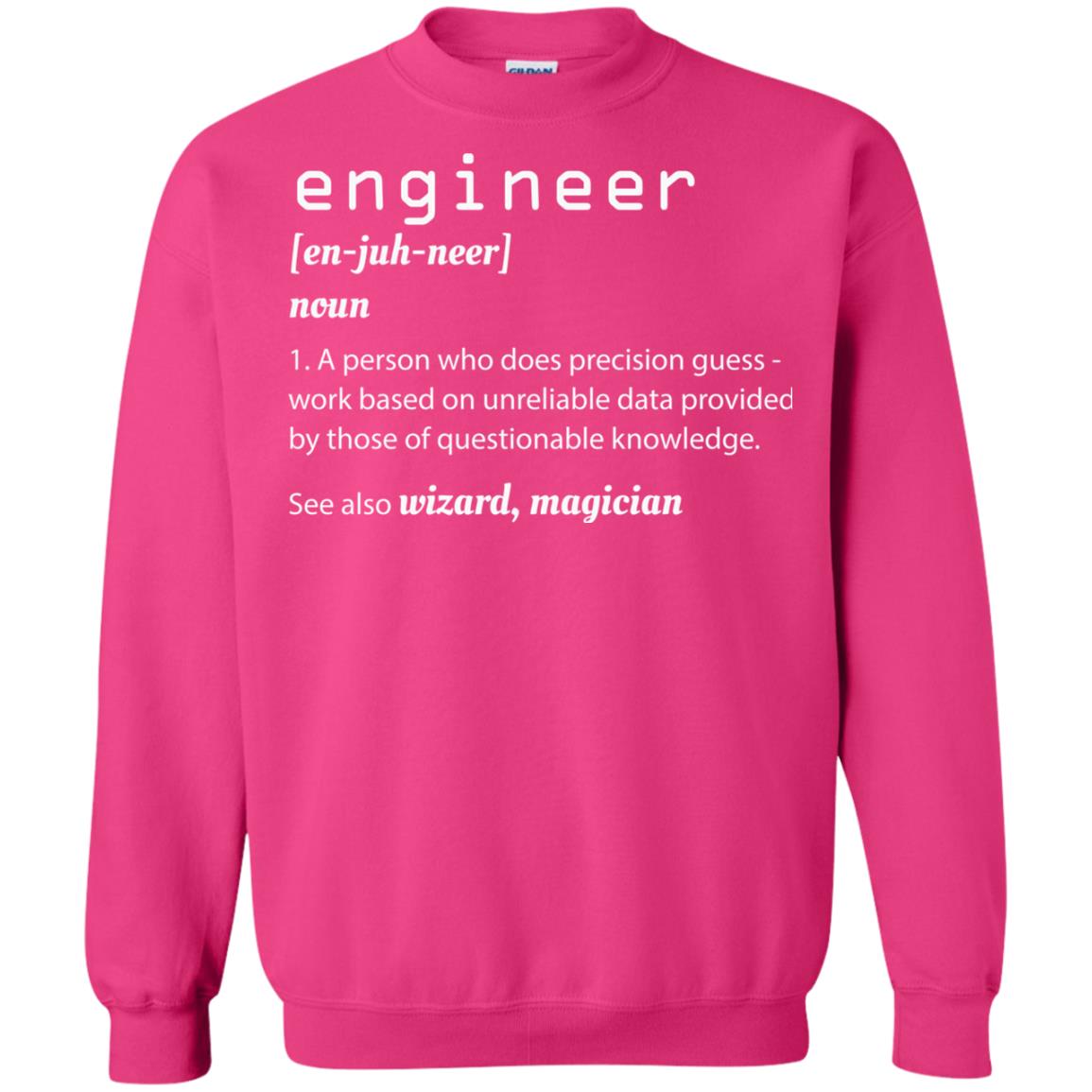 A Person Who Does Precision Guess Work Based On Engineer T-shirt Heliconia