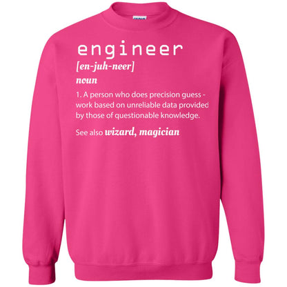 A Person Who Does Precision Guess Work Based On Engineer T-shirt Heliconia