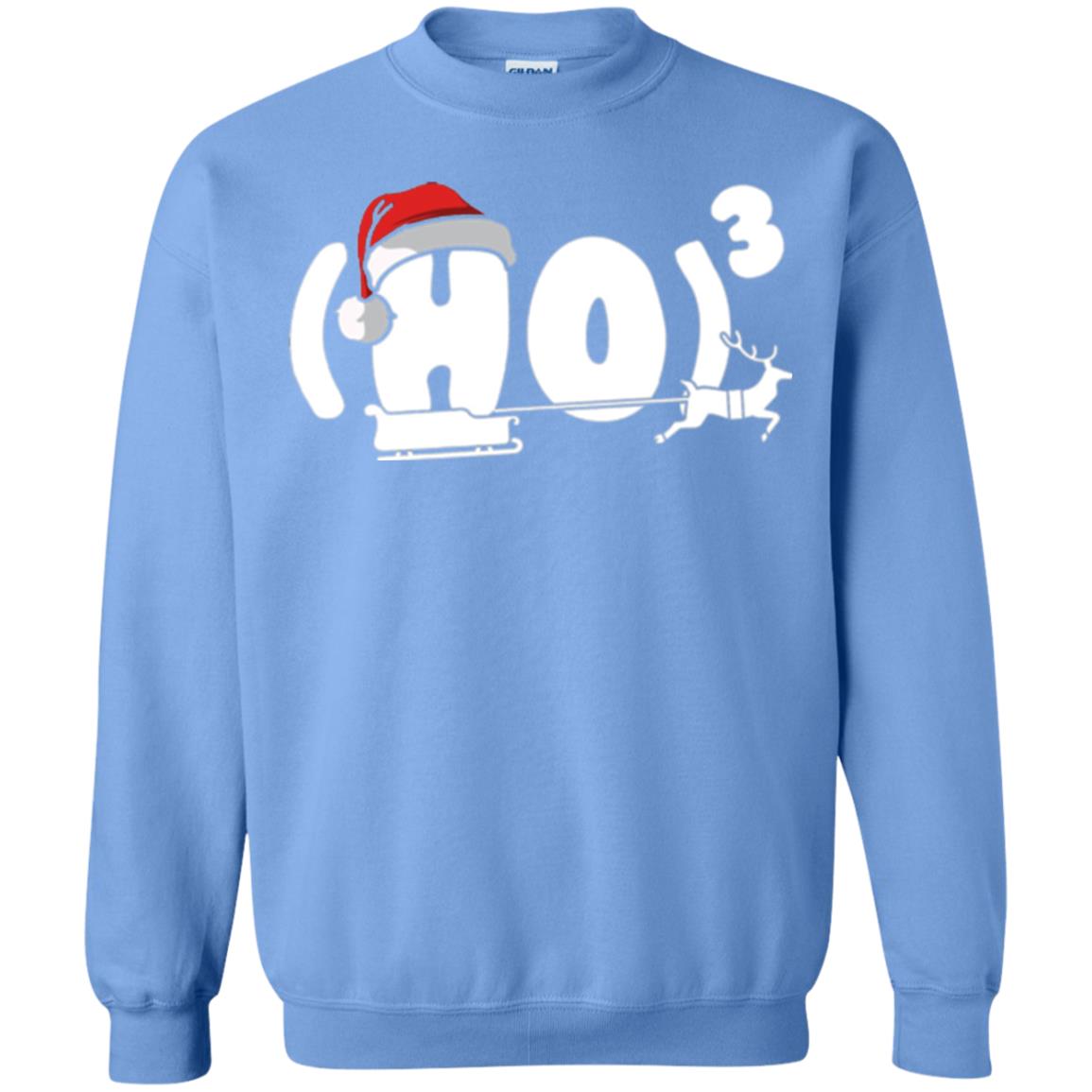 Christmas T-shirt Ho Ho Ho Carolina Blue