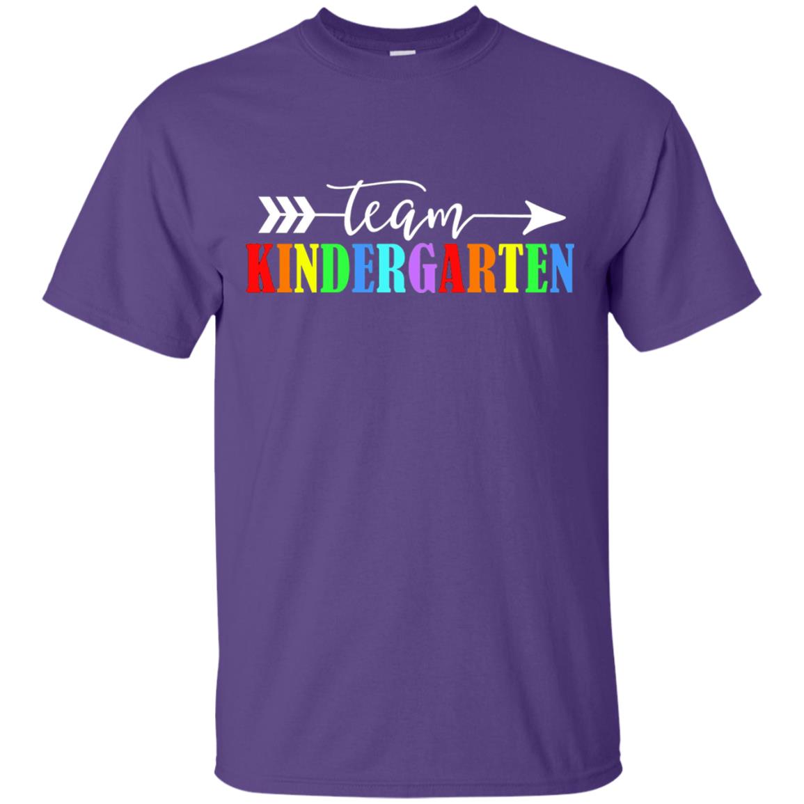 Team Kindergarten Teacher T-shirt Purple