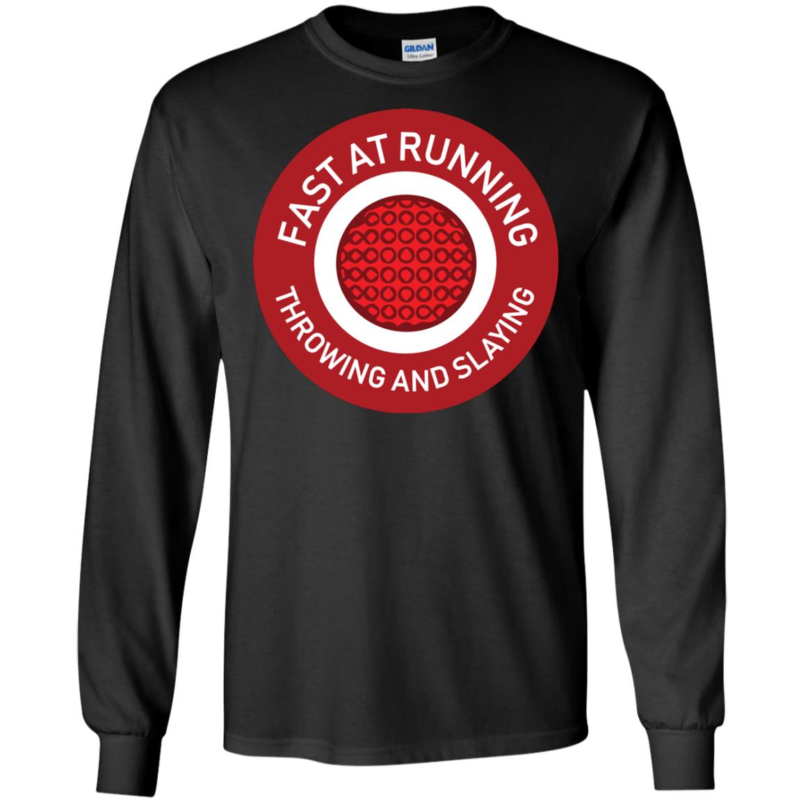 Fast At Running Throwing And Slaying Dodgeball Shirts Black