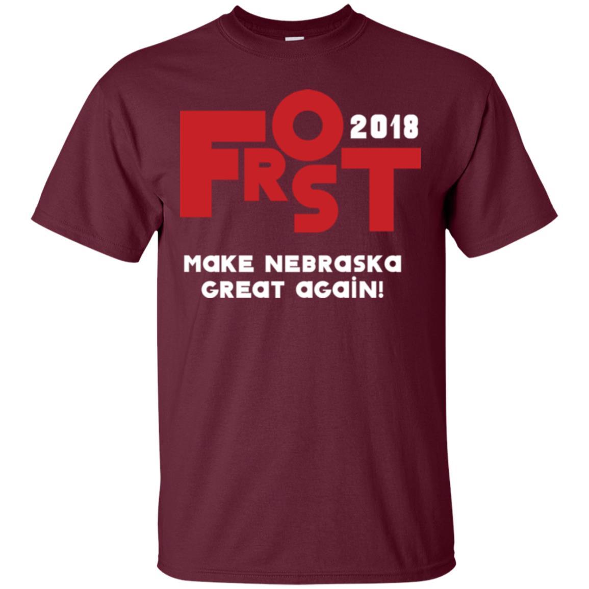 Frost 2018 Make Nebraska Great Again T-shirt Maroon
