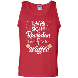 Please Omit This Sign On Ramadan It Looks Like A Waffle Shirt