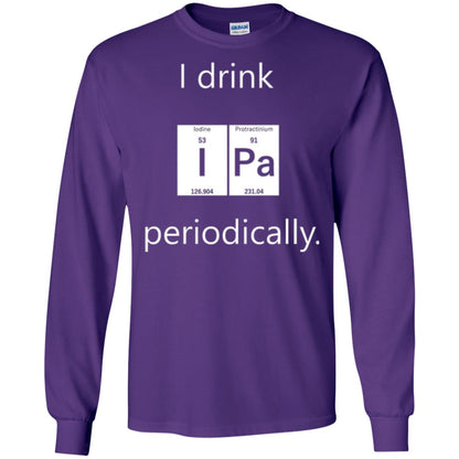 Chemistry T-shirt Drink Ipa Periodically Purple