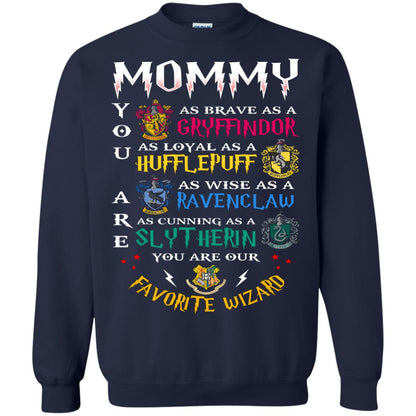 Mommy Our Favorite Wizard Harry Potter Fan T-shirt Navy