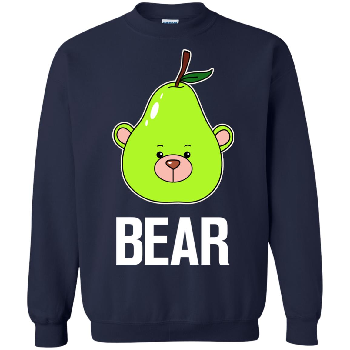 Bear Funny Summer Melon Fruit Shirt Navy