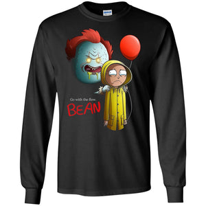 Go With The Flow It And Bean Horror Movie Shirt