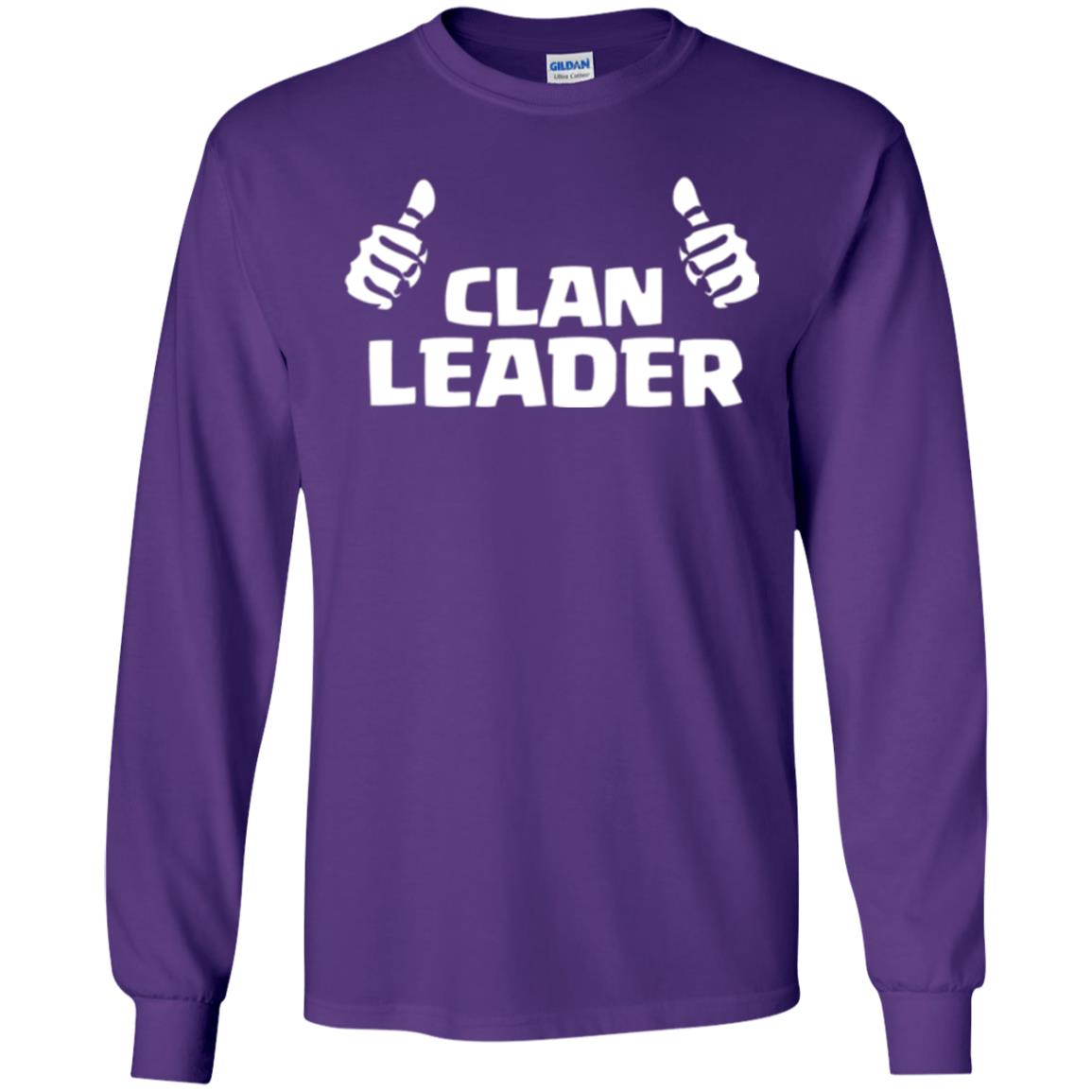 Mobile Gamers T-shirt Clan Leader Purple