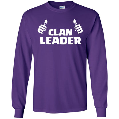 Mobile Gamers T-shirt Clan Leader Purple