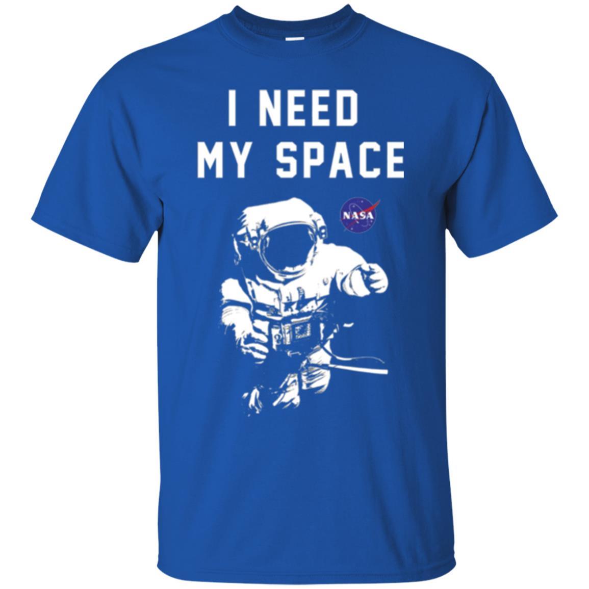 Astronaut T-shirt I Need My Space T-shirt Royal