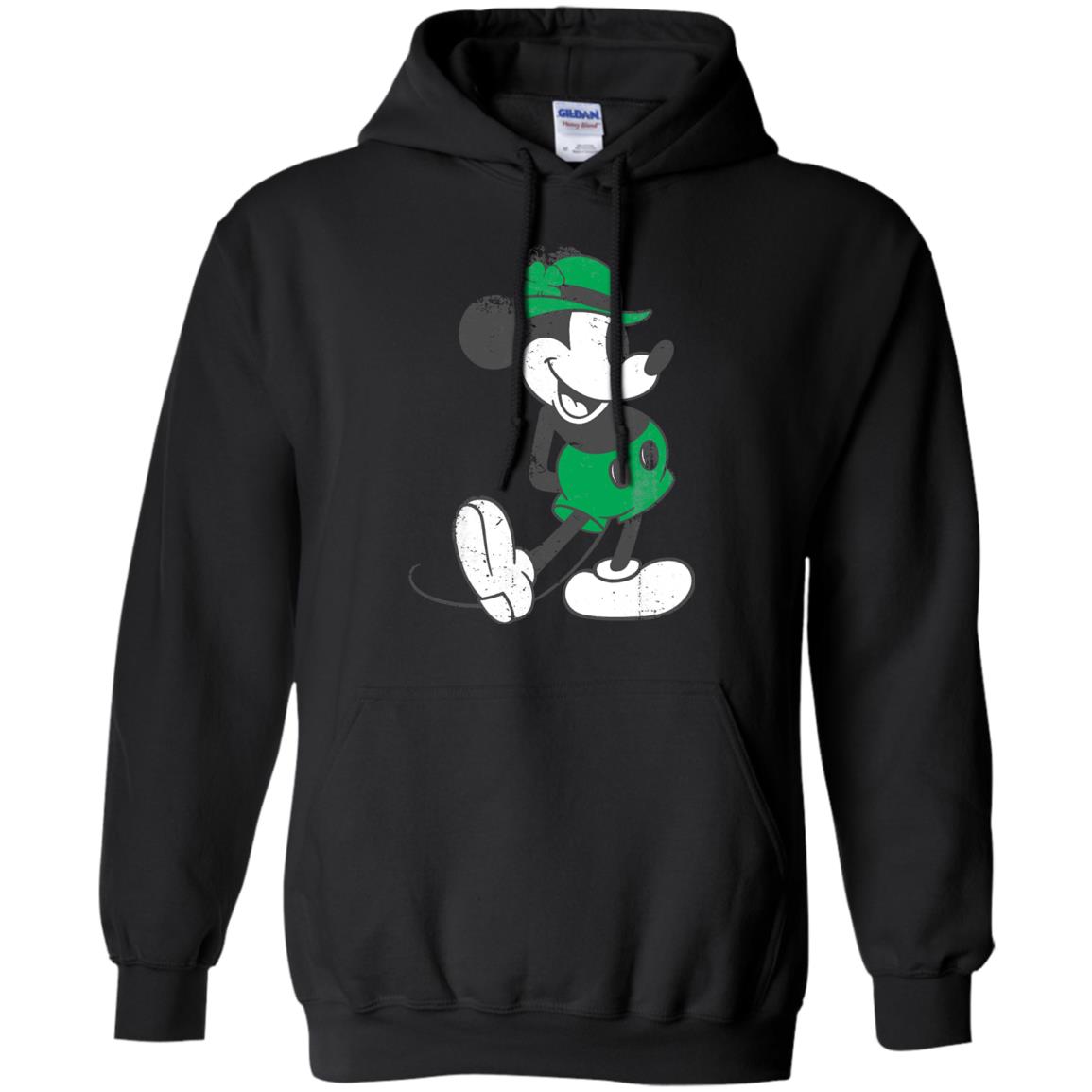 Mickey Mouse St. Patrick_s Day T-shirt Black