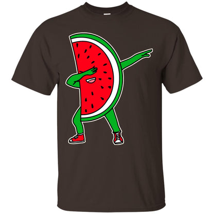 Dabbing Watermelon Shirt Dark Chocolate
