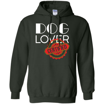 Dog Lover T-shirt Certified Forest Green