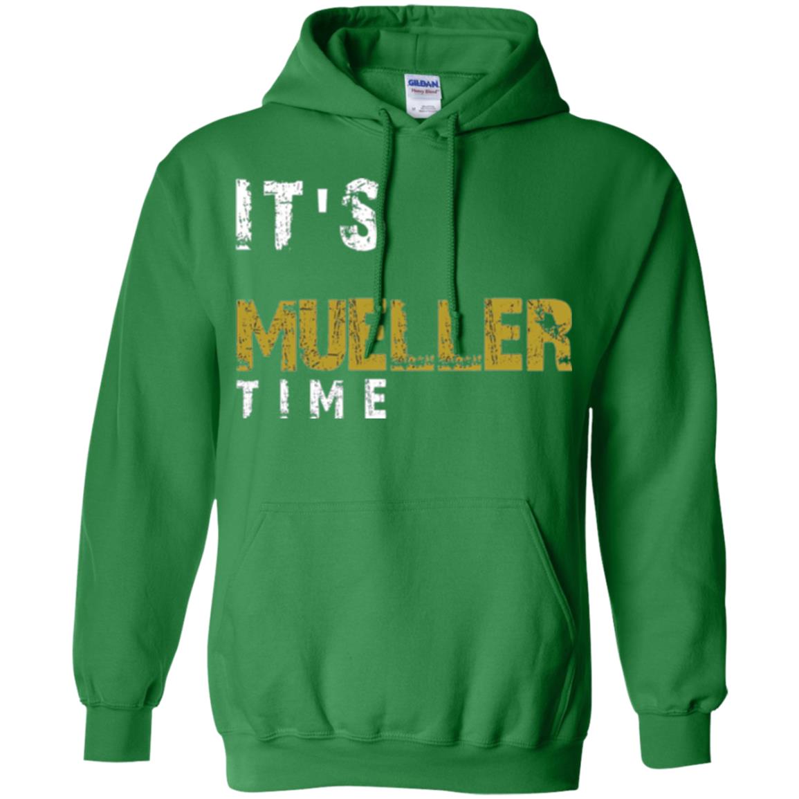 Anti Trump Resist T-shirt It_s Mueller Time Irish Green