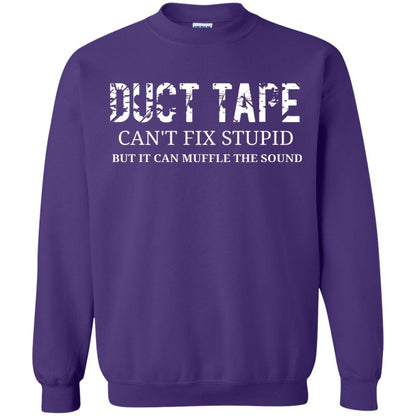 Duct Tape Can_t Fix Stupid T-shirt Purple