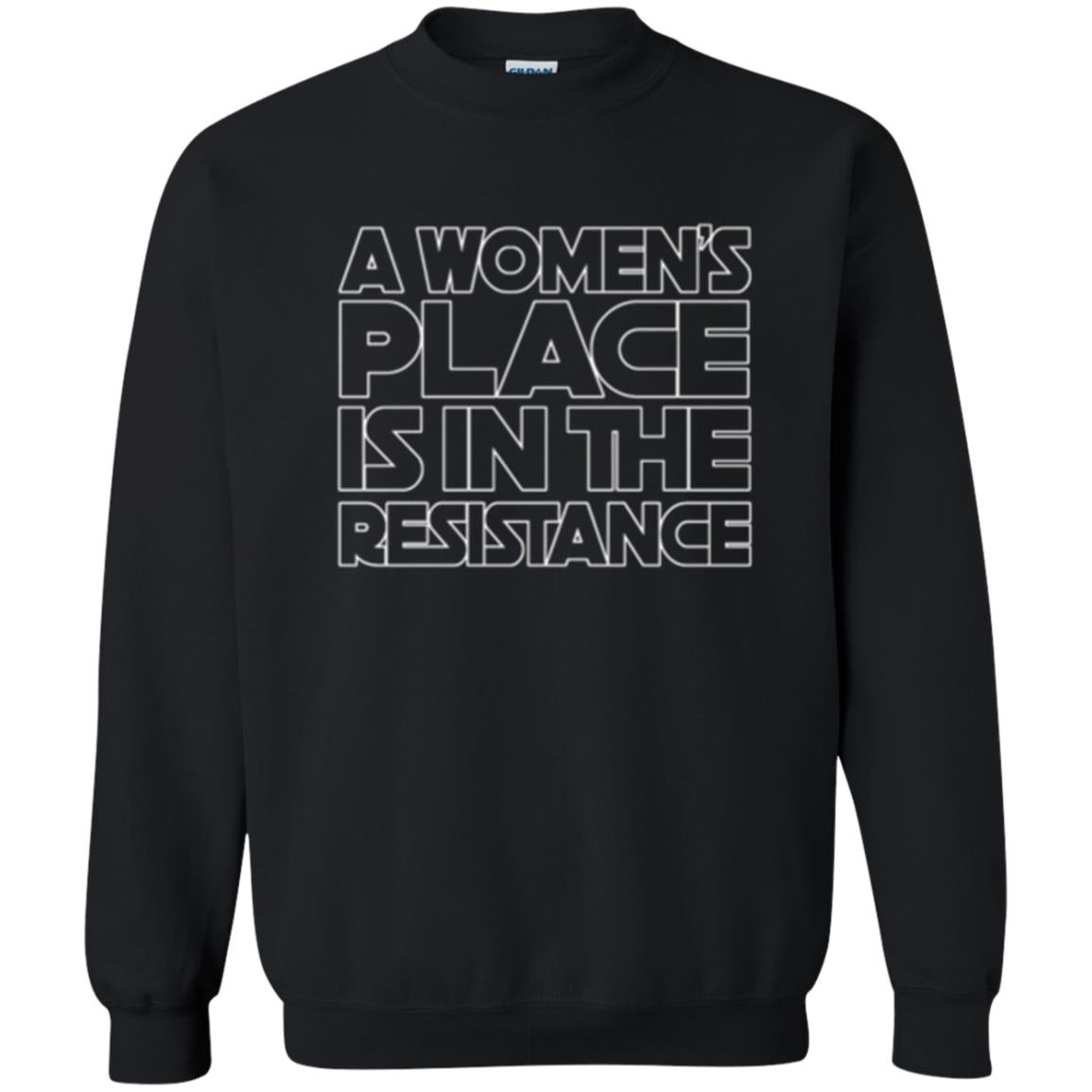 Women_s Resistance T-shirt A Women_s Place Is In The Resistance Black