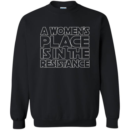 Women_s Resistance T-shirt A Women_s Place Is In The Resistance Black
