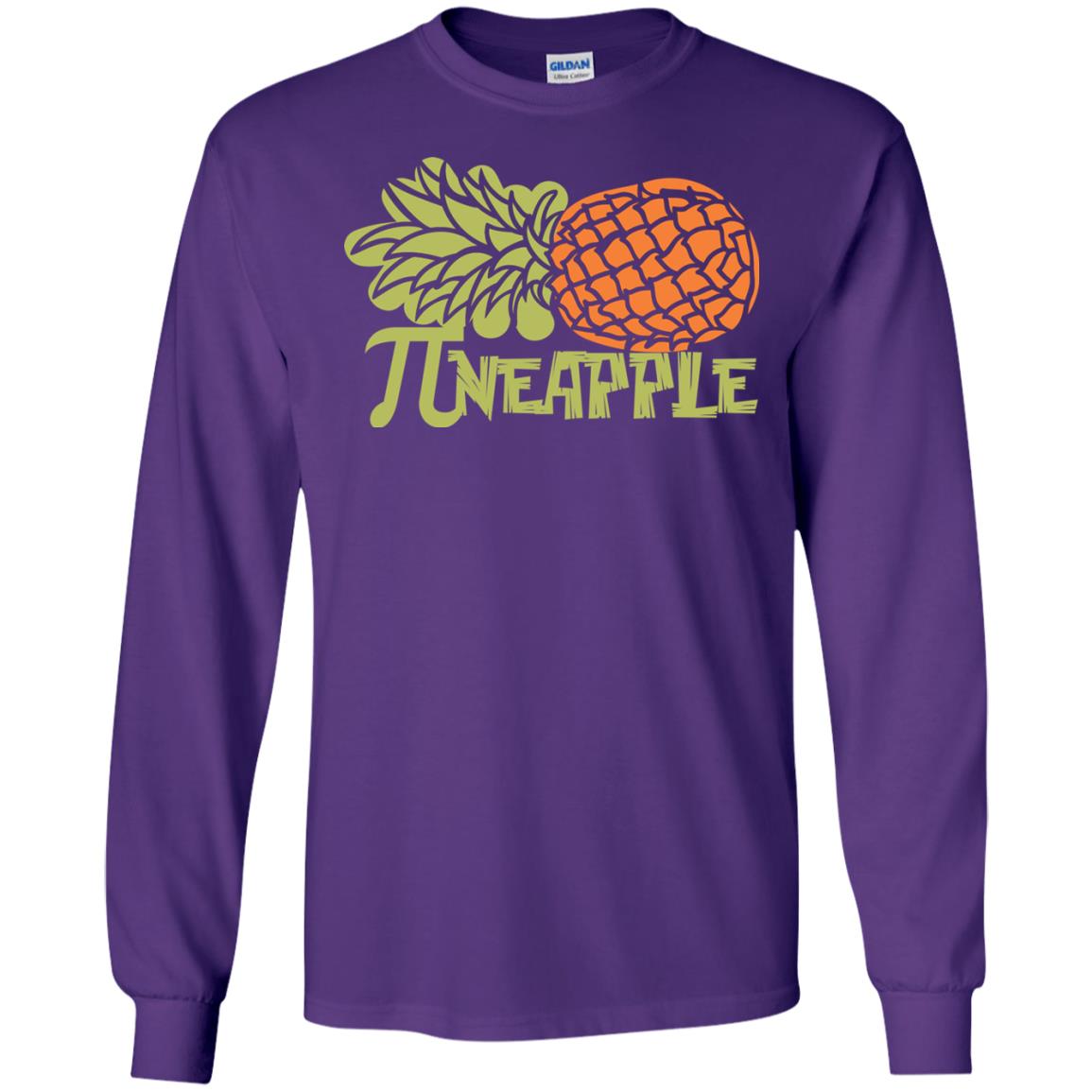 Cool Pineapple Pi Day T-shirt Purple