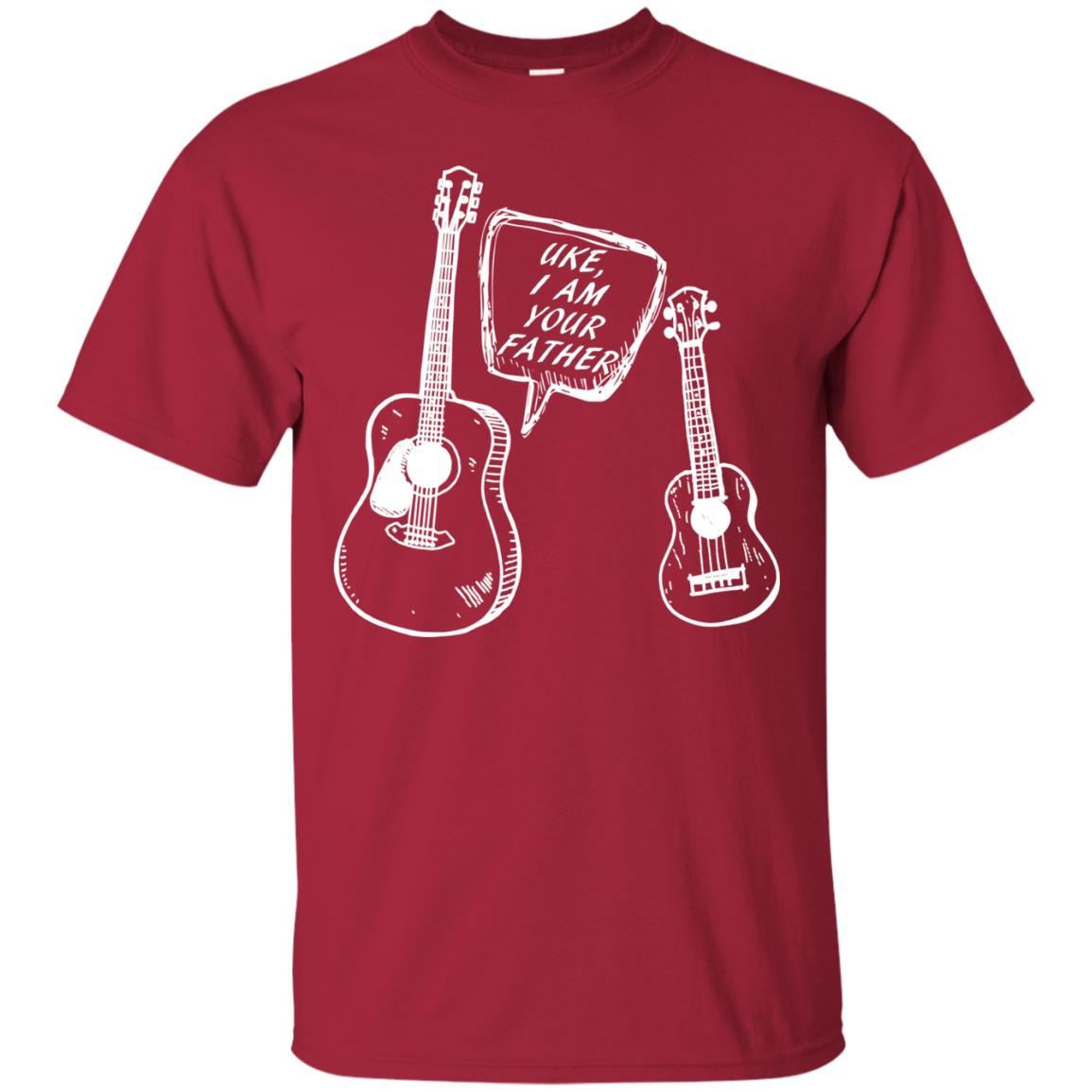 Ukelele I Am Your Father Funny Guitar Saying Shirt For Music Lovers Cardinal