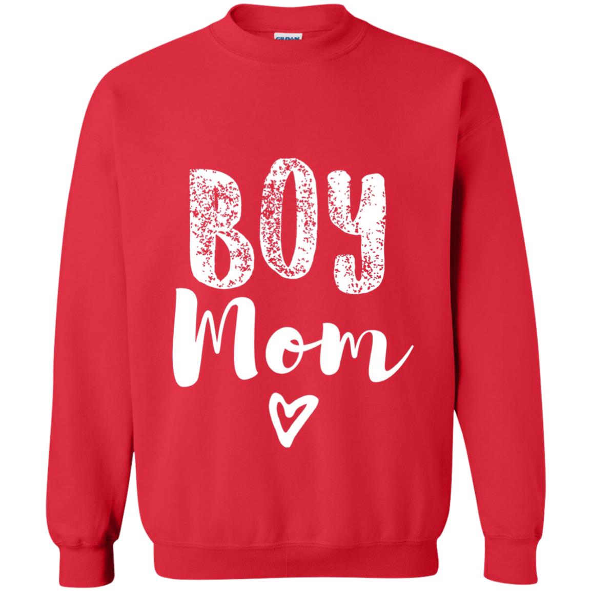 Cute Boy Mom T-shirt Red