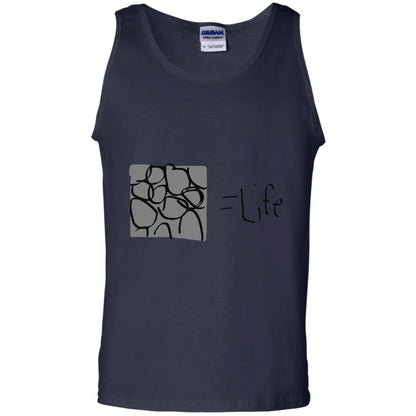 Cobblestone Equals Life Video Game Gamers Shirt Navy