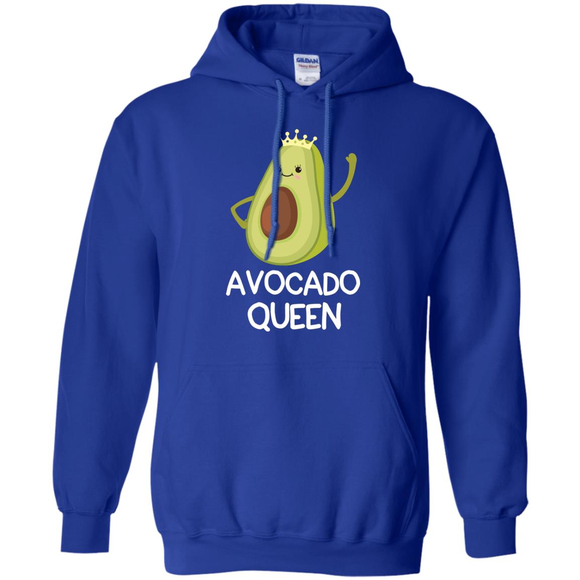 Avocado Queen Vegetarian Shirt For Girls Royal