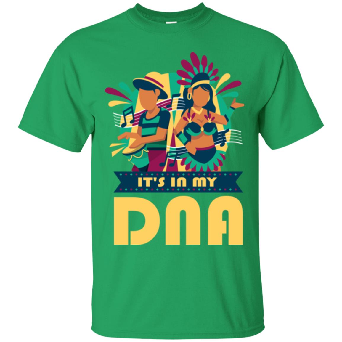 Mardi Gras T-shirt It's In My Dna Irish Green