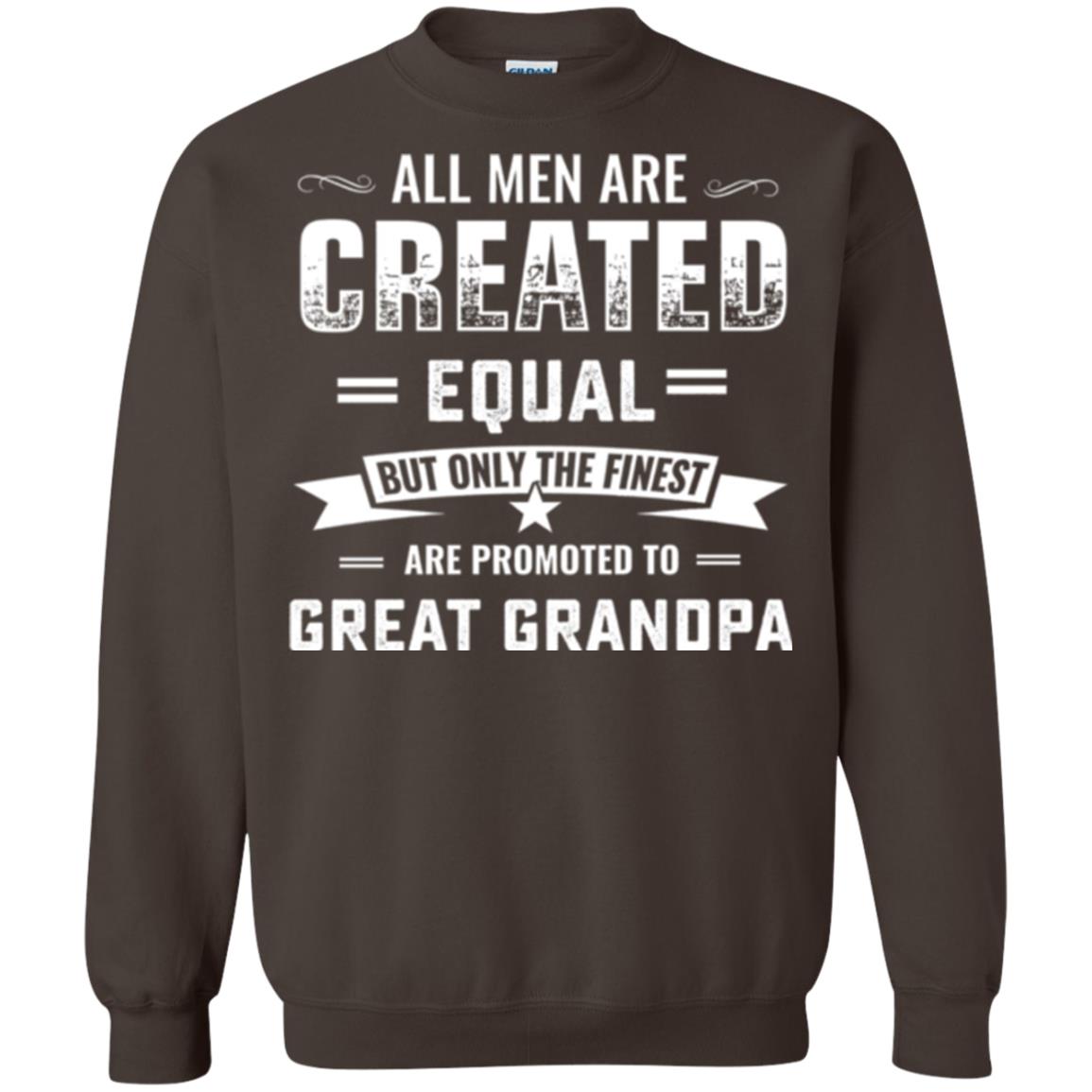 Papa T-shirt All Men Are Created Equal Dark Chocolate