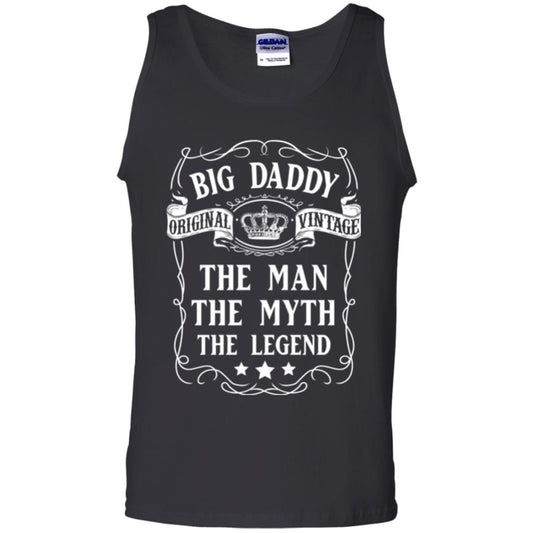 Big Daddy Original Vintage The Man Myth Legend Grandfather T-shirt Black