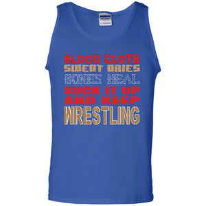 Wrestling T-shirt Blood Clots Sweat Dries Bones Heel