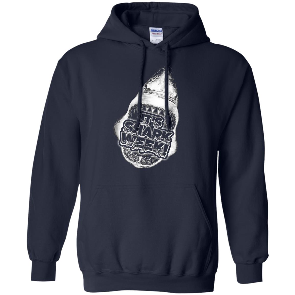 Every Day Of Shark Week T-shirt 2018 Navy