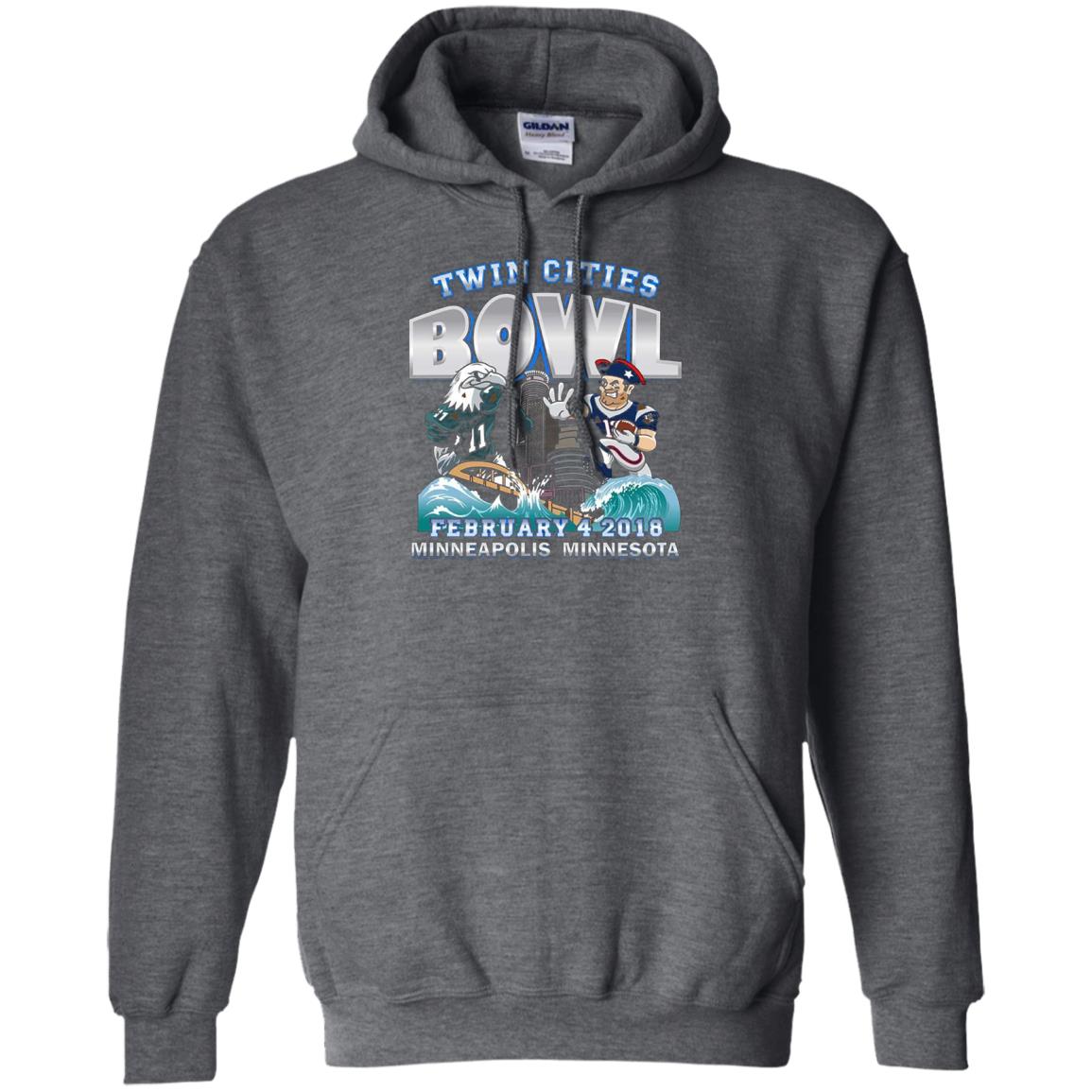 Football Lover T-shirt Twin Cities Bowl Dark Heather