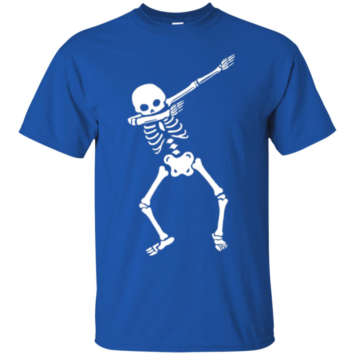 Dabbing Skeleton T Shirt Royal