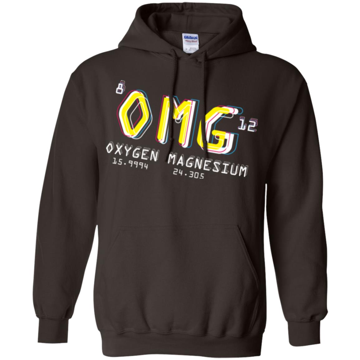 Funny Science Class T-shirt Omg Oxygen Magnesium Dark Chocolate