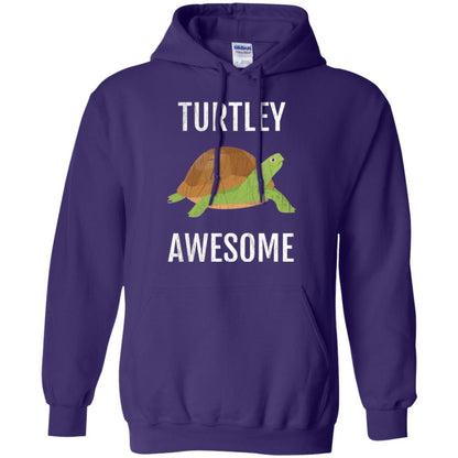 Turtle T-shirt Turtley Awesome Purple