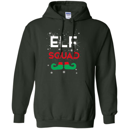 Christmas T-shirt Elf Squad Forest Green