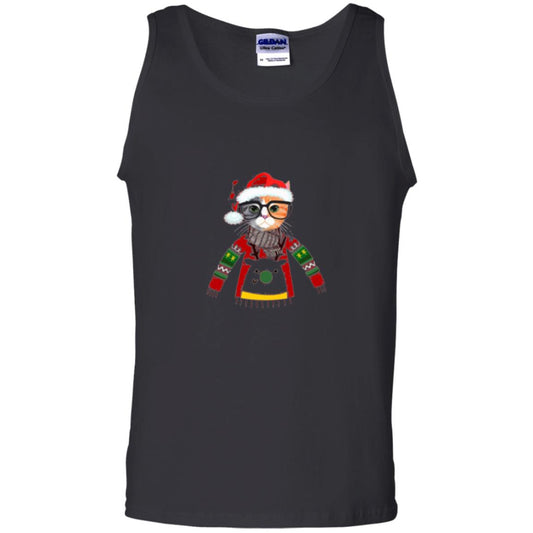Cat Lovers T-shirt Meowy Christmas Black