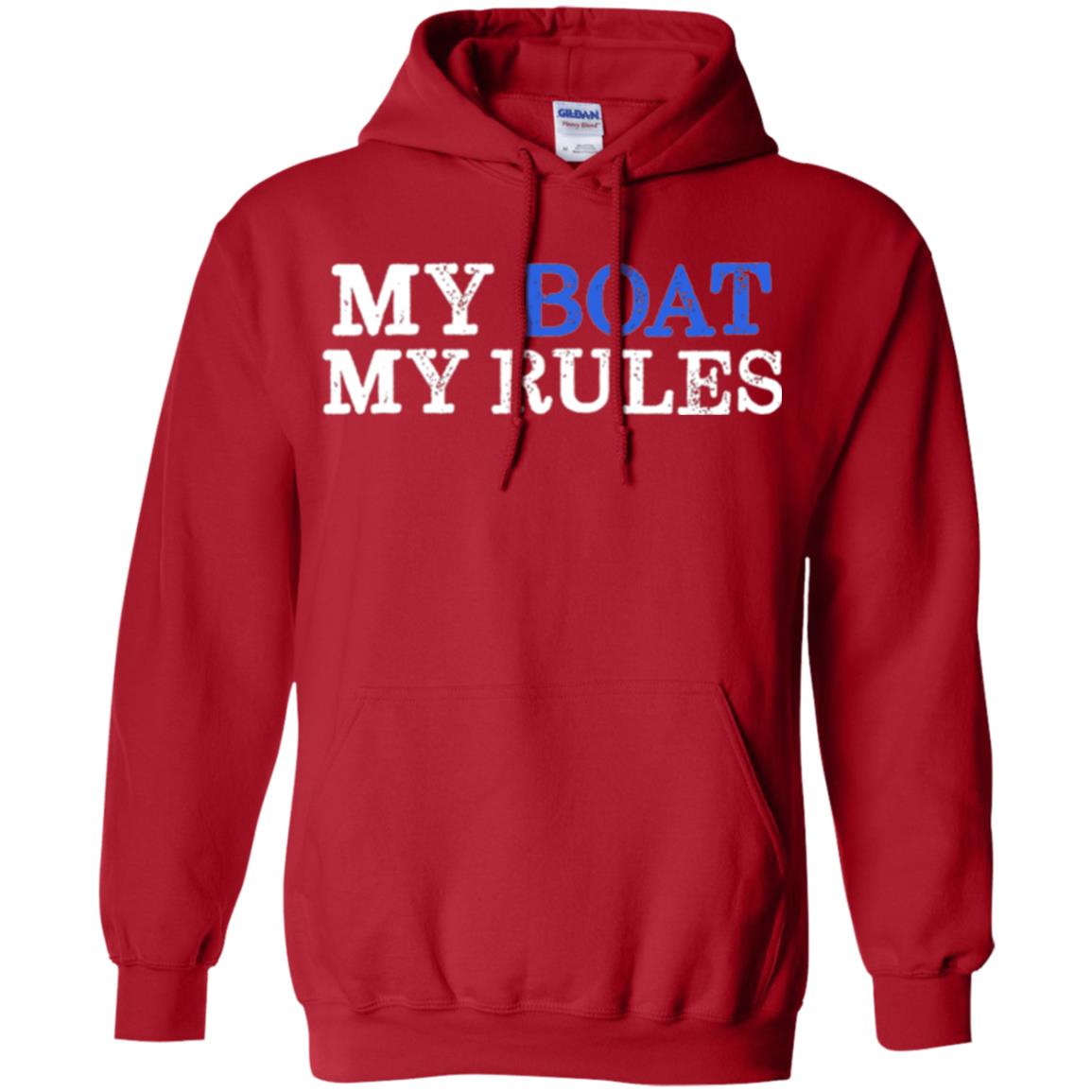 My Boat My Rules T-shirt Red