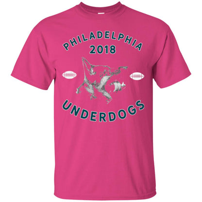 Dog Lover T-shirt Philly Philadelphia Underdogs Lii Game Day Heliconia